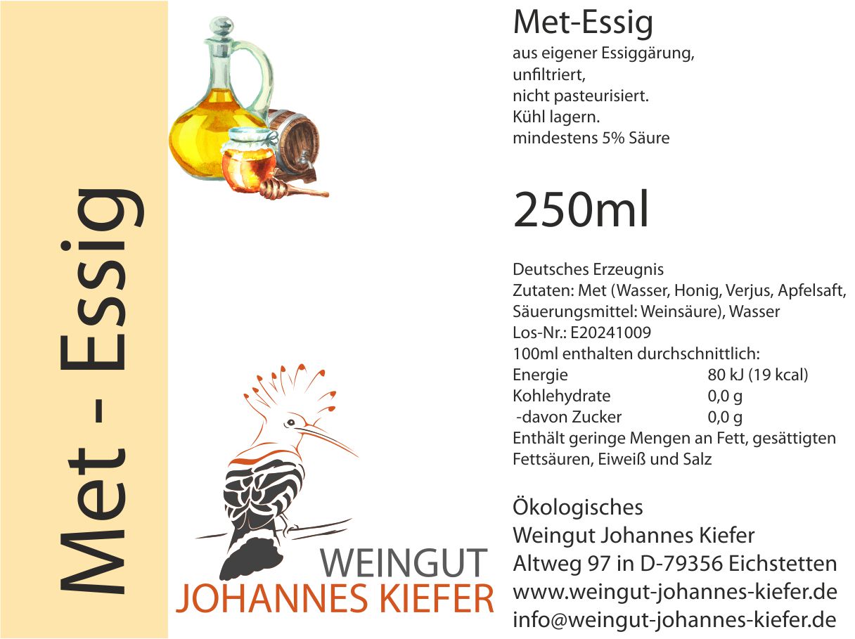 Met-Essig 250ml Met-Essig 250ml